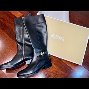 Michael Kors Black Riding Boots